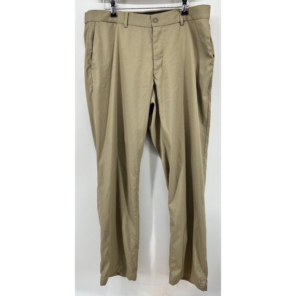 Nike Dri Fit Poly Blend Chino Pants Tan Men's Size‎ 36x32
